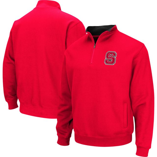 Sweat Colosseum Red NC State Wolfpack Tortugas pour homme avec fermeture éclair sur le quart