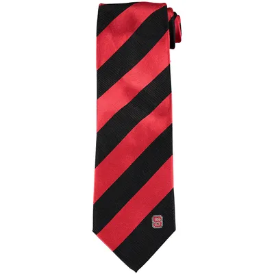 NC State Wolfpack Regiment Woven Silk Tie