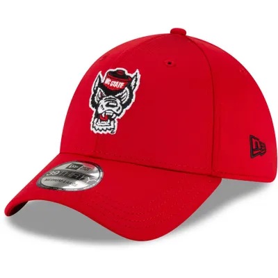 NC State Wolfpack New Era Campus Preferred 39THIRTY Flex Hat - Red