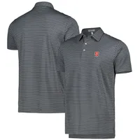 Men's Peter Millar Gray NC State Wolfpack Crafty Performance Jersey Polo