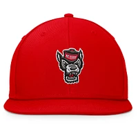 Casquette Snapback NC State Wolfpack Fundamental Top of the World pour homme rouge