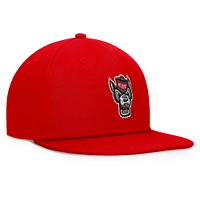 Casquette Snapback NC State Wolfpack Fundamental Top of the World pour homme rouge