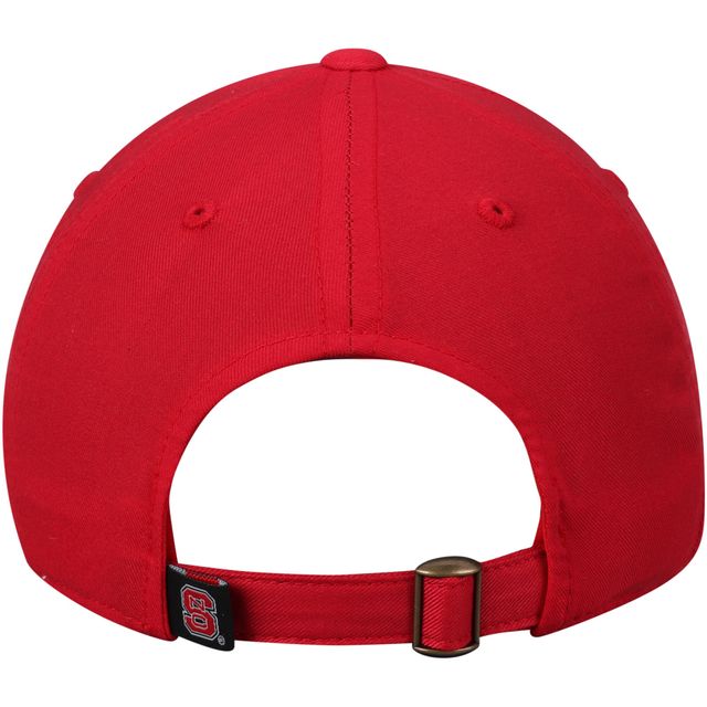 Casquette ajustable Top of the World Red NC State Wolfpack avec logo principal pour homme