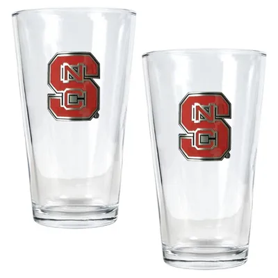 NC State Wolfpack 16oz. Pint Glass Set