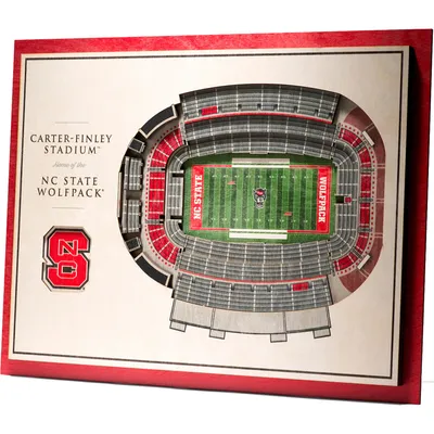 NC State Wolfpack 17'' x 13'' 5-Layer StadiumViews 3D Wall Art