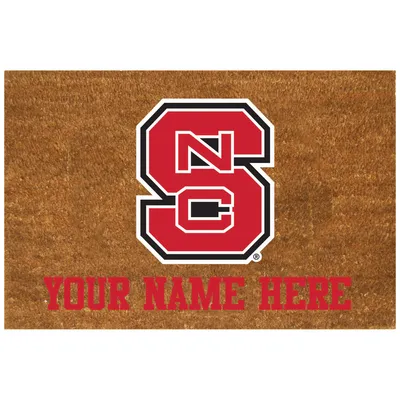 NC State Wolfpack 19.5'' x 29.5'' Personalized Door Mat