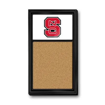 NC State Wolfpack 31'' x 17.5'' Cork Note Board