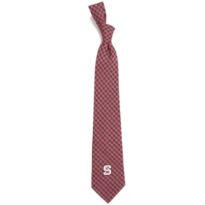 NC State Wolfpack Gingham Tie