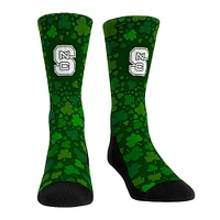 Rock Em Socks NC State Wolfpack St. Patrick's Day Shamrock Crew