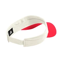 Visière ajustable unisexe adidas blanche NC State Wolfpack Dugout