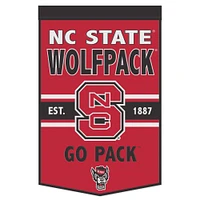 WinCraft NC State Wolfpack Bannière à slogan 24" x 38"