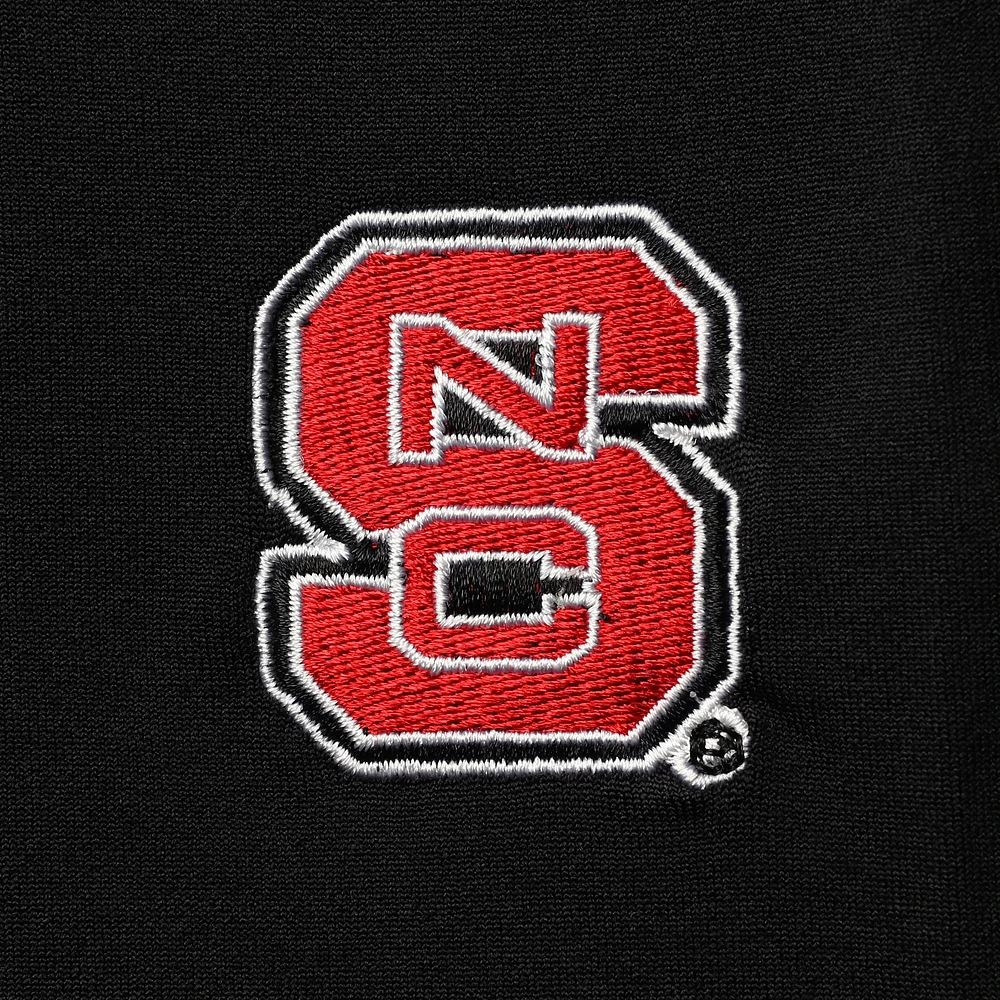 Women's ZooZatz Black NC State Wolfpack Fleece Leggings