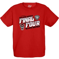 T-shirt pour jeunes, bleu 84 rouge, NC State Wolfpack 2024, tournoi de basket-ball féminin la NCAA, March Madness, Final Four