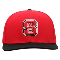 Youth Top of the World Red NC State Wolfpack Victory Maverick Snapback Hat