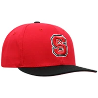 Youth Top of the World Red NC State Wolfpack Victory Maverick Snapback Hat