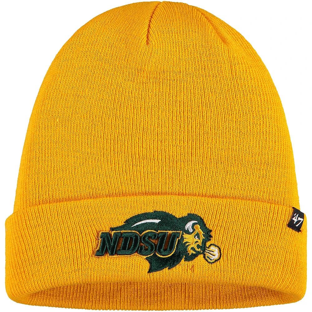 Bonnet en tricot à revers '47 Gold NDSU Bison Core pour hommes