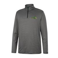 Men's Colosseum Charcoal NDSU Bison Logo Quarter-Zip Windshirt