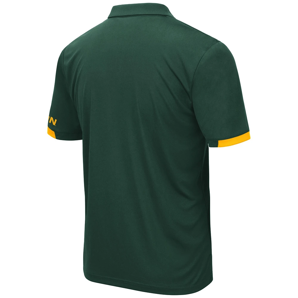 Polo léger Colosseum Green NDSU Bison Santry pour homme