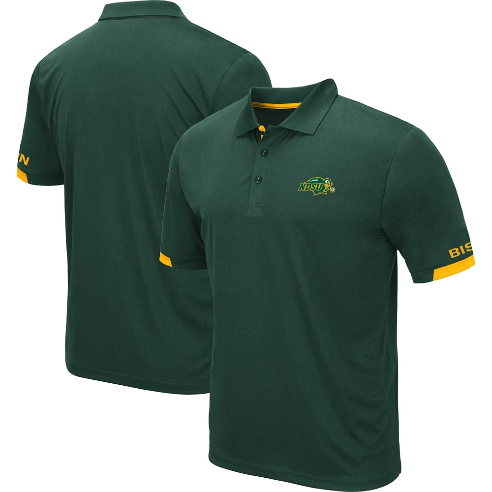 Polo léger Colosseum Green NDSU Bison Santry pour homme