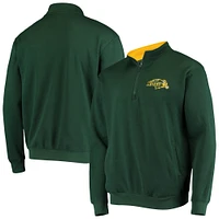 Veste Colosseum Green NDSU Bison Tortugas Logo Quarter-Zip pour homme