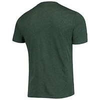 Men's Concepts Sport Heathered Charcoal/Green NDSU Bison Meter T-Shirt & Pants Sleep Set
