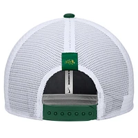 Casquette ajustable Nike NDSU Bison 2024/25 Sideline Rise Trucker pour homme, verte