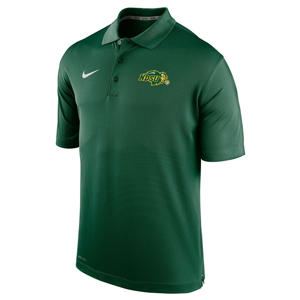 Men's Nike Green NDSU Bison Varsity Performance Polo