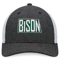 Men's Top of the World Charcoal/White NDSU Bison Townhall Trucker Snapback Hat