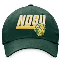 Chapeau réglable Top of the World NDSU Bison Slice vert pour homme