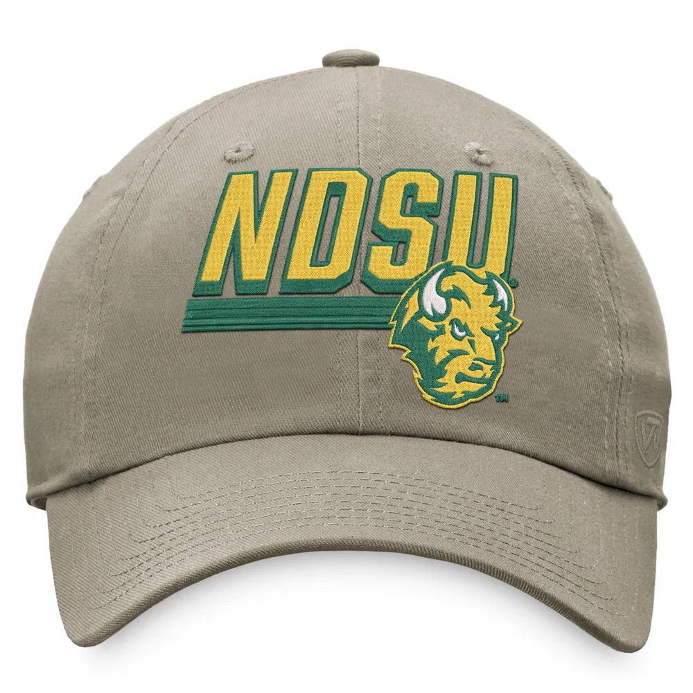 Men's Top of the World Khaki NDSU Bison Slice Adjustable Hat