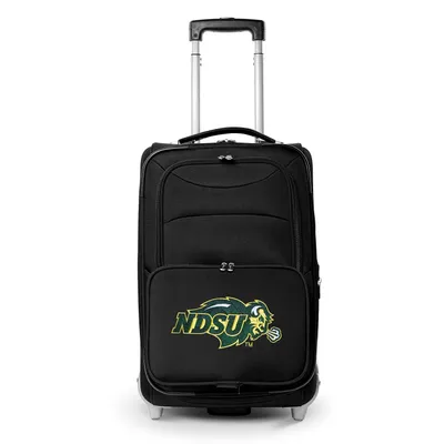 NDSU Bison MOJO 21" Softside Rolling Carry-On Suitcase - Black