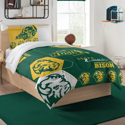 NDSU Bison The Northwest Group Hexagon Twin Comforter & Sham Set