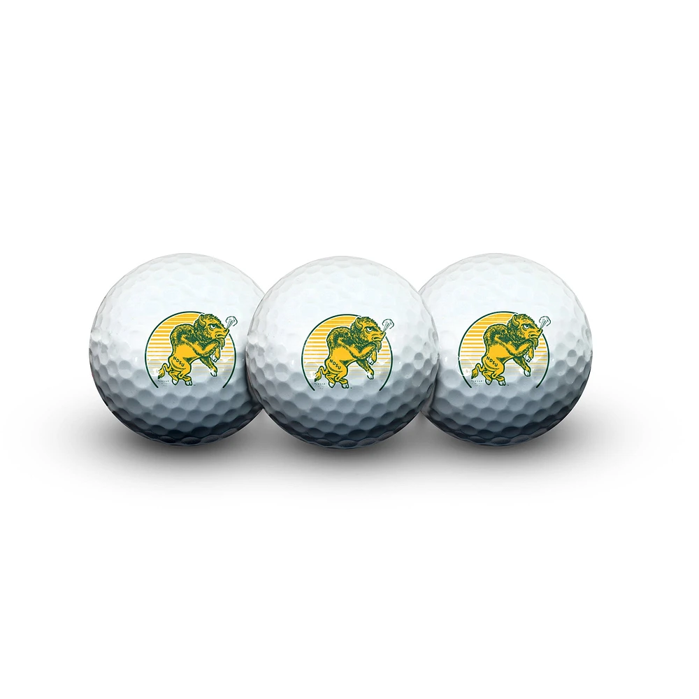 WinCraft NDSU Bison 3-Pack Golf Ball Set