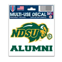 WinCraft NDSU Bison 3 "x 4" Alumni Multi-Use Decal