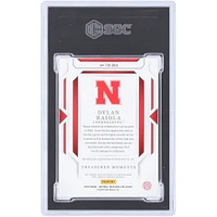 Dylan Raiola Nebraska Huskers Autographed 2024 Panini National Treasures Collegiate Silver Treasured Moments Autograph #TM-DRA #/99 SGC Authenticated 9/10 Card