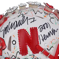 Eric Crouch Nebraska Huskers Autographed Riddell Speed Mini Helmet with "2001 Heisman" Inscription - Art by Charles Fazzino - XP14013019