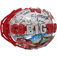 Eric Crouch Nebraska Huskers Autographed Riddell Speed Mini Helmet with "2001 Heisman" Inscription - Art by Charles Fazzino - XP14013019