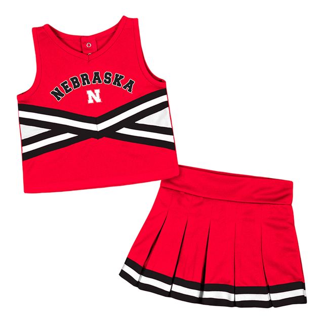 Filles Toddler Colosseum Scarlet Nebraska Huskers Carousel Cheerleader Ensemble