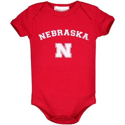 Nebraska Huskers Infant Arch & Logo Bodysuit - Scarlet
