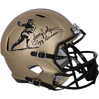 Johnny Rodgers Nebraska Huskers Autographed 2023 Gold Riddell Heisman Replica Helmet with "72 Heisman" Inscription