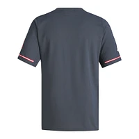 Men's adidas  Gray Nebraska Huskers Replica Baseball Jersey