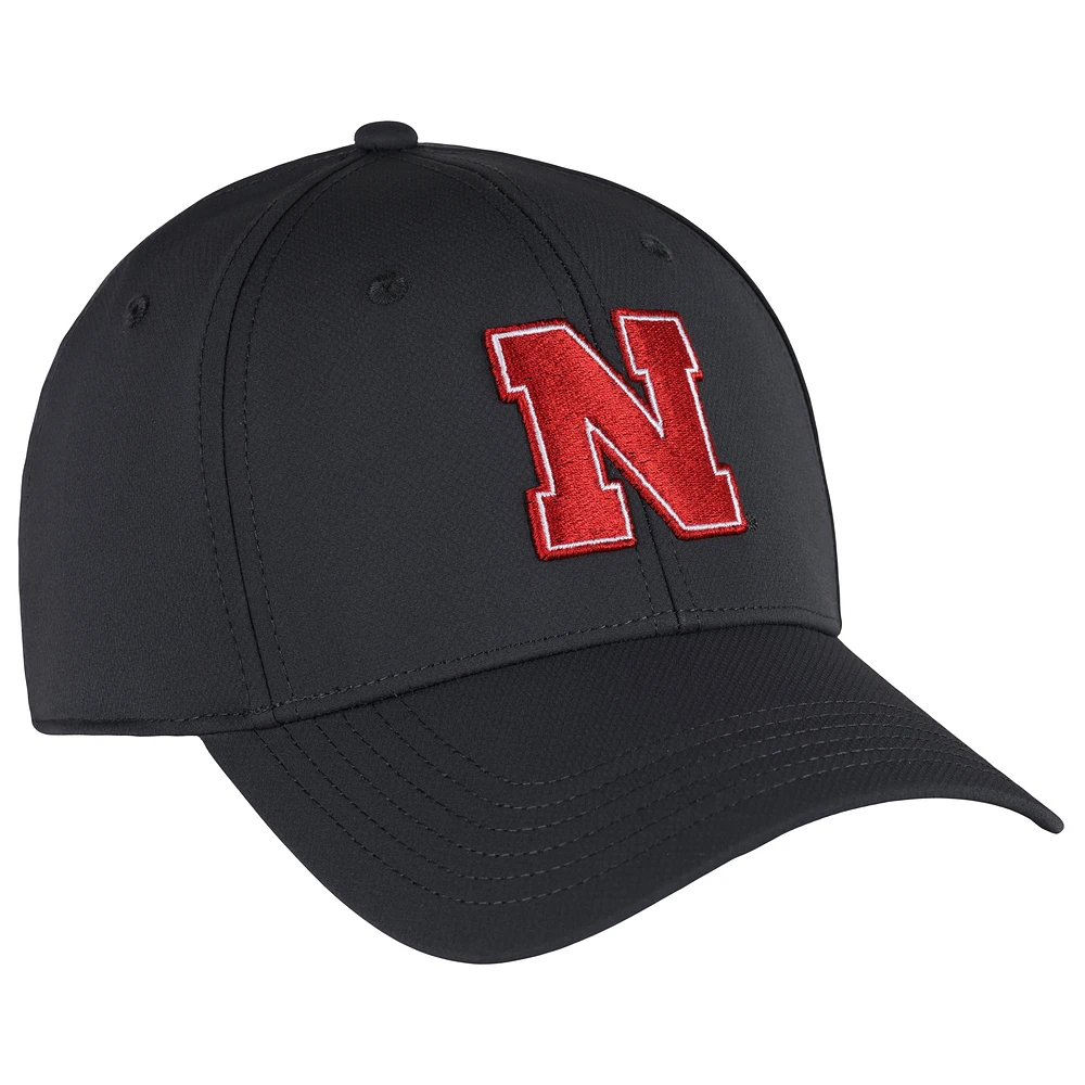 Men's Ahead Graphite Nebraska Huskers Stratus AeroSphere Adjustable Hat