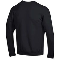 Men's Champion  Black Nebraska Huskers Arch Over Logo Pullover Sweatshirt