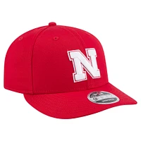 Men's New Era Scarlet Nebraska Huskers Low Profile 9FIFTY Snapback Hat