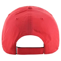 Casquette ajustable '47 Scarlet Nebraska Huskers Clean Up brrr° pour hommes