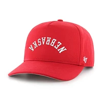 Casquette ajustable à attache Flip Script Scarlet Nebraska Huskers '47 pour homme