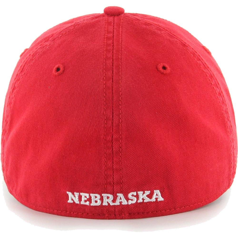 Casquette ajustée '47 Scarlet Nebraska Huskers Franchise pour homme