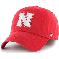 Casquette ajustée '47 Scarlet Nebraska Huskers Franchise pour homme