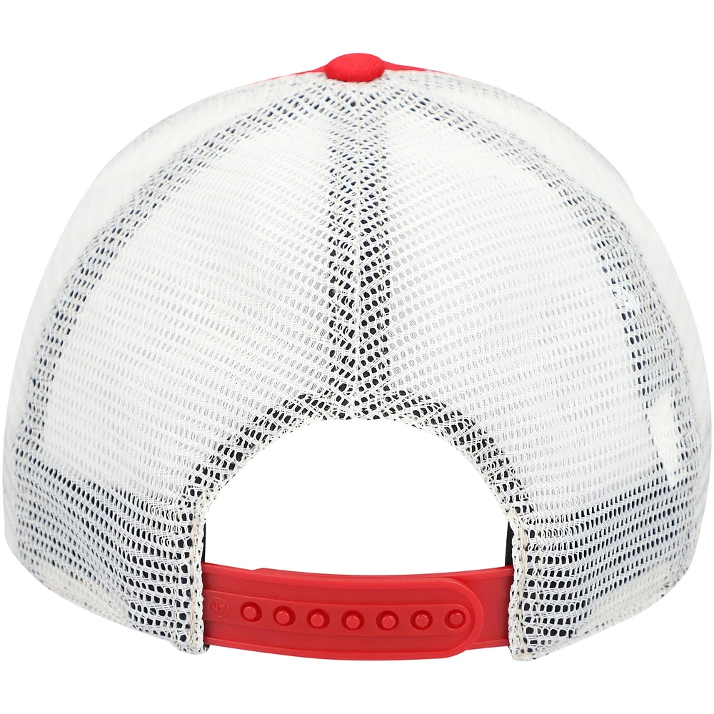 Men's '47 Scarlet Nebraska Huskers Howell MVP Trucker Snapback Hat