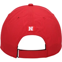 Men's '47  Scarlet Nebraska Huskers Microburst Clean Up Adjustable Hat